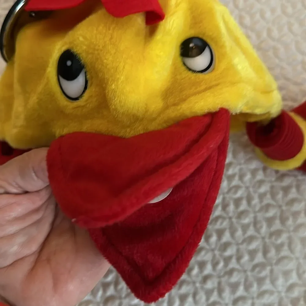 Hat Yellow and Red Chicken Hat Kids Child Size Funky Unusual